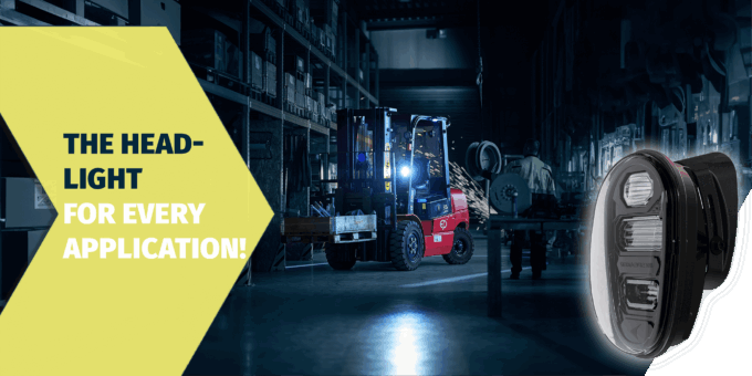 Model 517: The headlight for warehouse and street