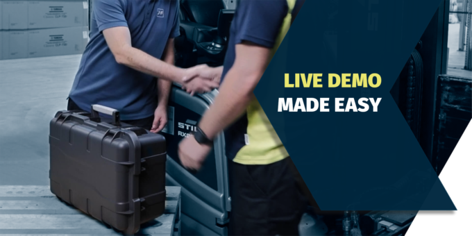 Sample case: Demonstrating products live can be so simple